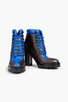 Thumbnail for your product : Valentino Rockstud two-tone leather ankle boots