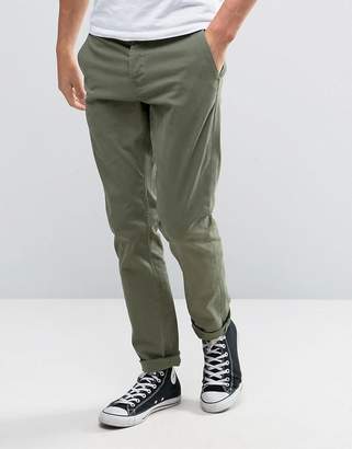 ONLY & SONS Slim Fit Chinos In Khaki