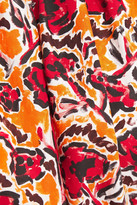 Thumbnail for your product : Marni Gathered Printed Cotton-poplin Midi Dress