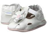 Thumbnail for your product : Robeez Pretty Pansy Soft Soles (Infant/Toddler) (White 1) Girls Shoes