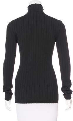 Victoria Beckham Rib Knit Turtleneck Sweater