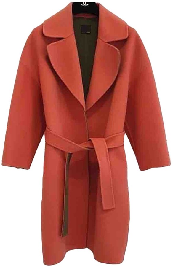 fendi orange coat