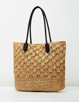 Thumbnail for your product : Rusty Aloha Straw Beach Bag