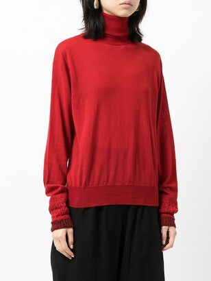 Y's Roll-Neck Knitted Jumper