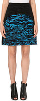 Thumbnail for your product : Proenza Schouler Flocked woodgrain A-line skirt