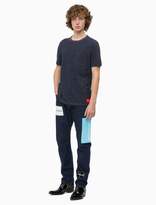 Thumbnail for your product : Calvin Klein Slim Fit Denim Knit Henley T-Shirt