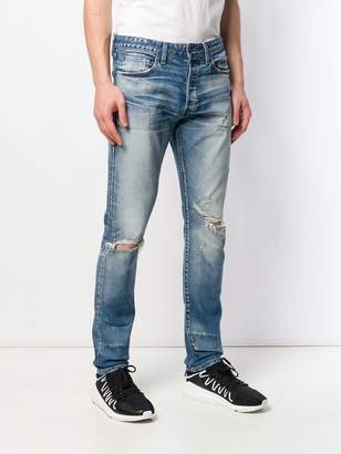 Levi's ripped slim-fit jeans