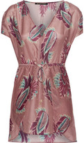 Thumbnail for your product : Vix Agata Printed Cotton And Silk-Blend Mini Dress