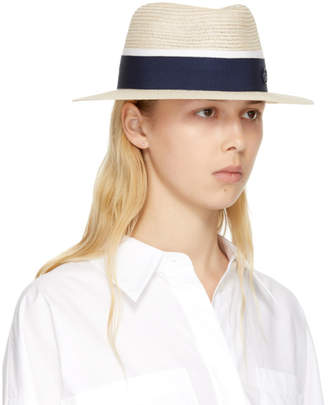 Maison Michel Beige Andre Panama Hat