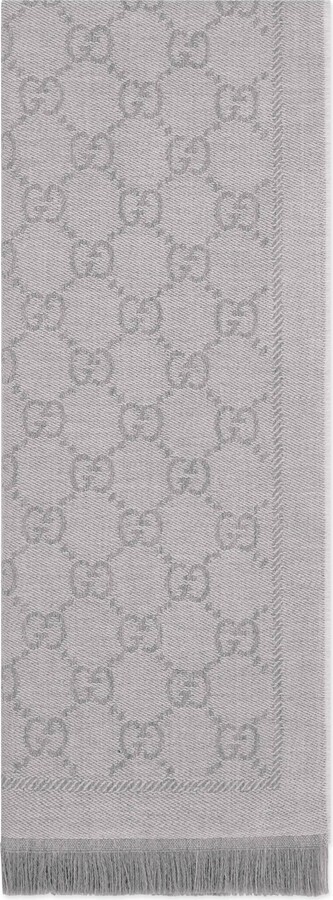 gucci silver scarf