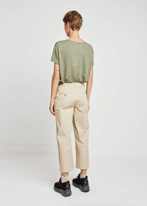 Acne Studios Relaxed Cotton Cropped Trousers