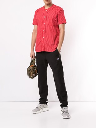 Supreme CDG pinstripe baseball jersey