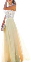 Thumbnail for your product : OMZIN Women's Floral Dress Vintage Wedding Bridesmaid Maxi Dress ,M
