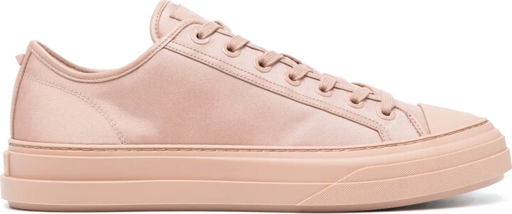 Valentino Garavani Logo-Patch Lace-Up Sneakers