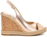 Thumbnail for your product : Jimmy Choo Amely 105 platform wedge sandals