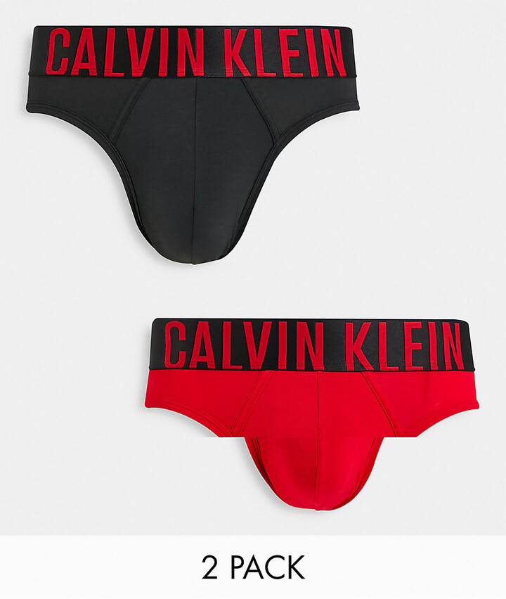 Calvin Klein Intense Power 2 pack hip briefs - ShopStyle