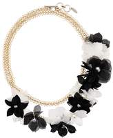 Lanvin flower embellished necklace 