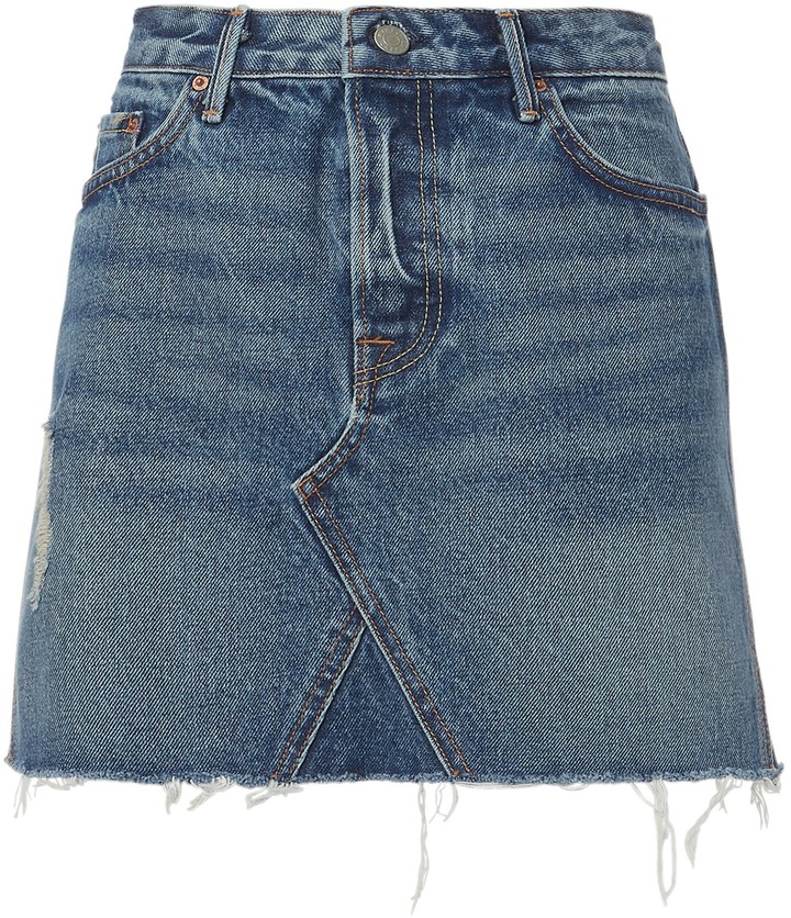 grlfrnd eva denim skirt