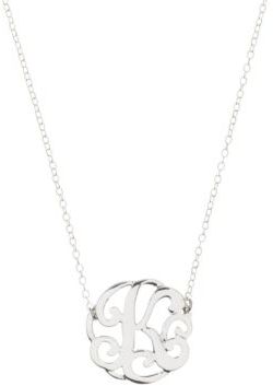 Lord & Taylor Sterling Silver K Initial Pendant Necklace