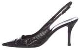 Thumbnail for your product : Gucci Snakeskin Slingback Pumps