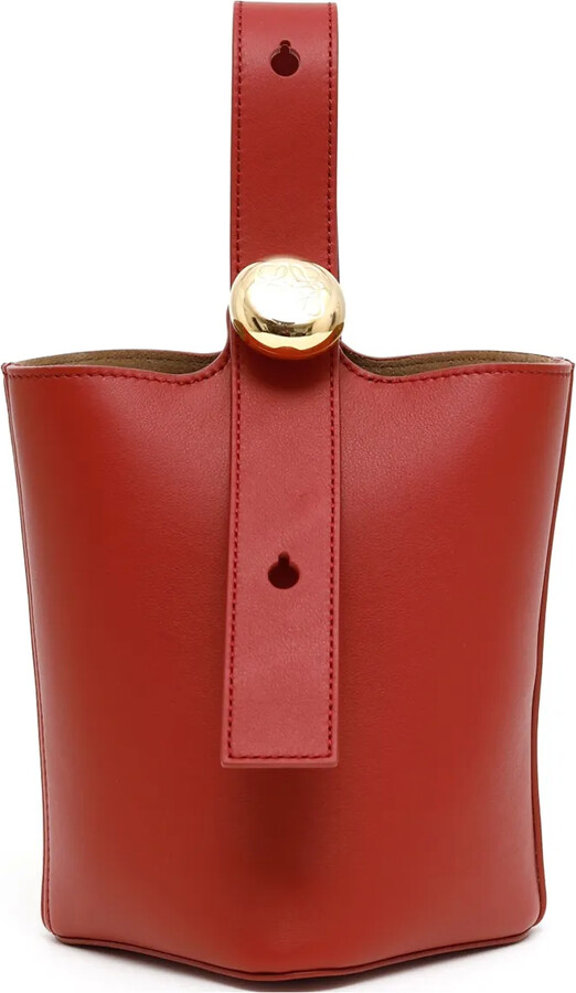 Loewe mini Pebble bucket bag
