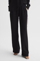 Thumbnail for your product : Reiss Wide Leg Stripe Trousers