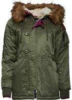 Superdry Womens SD3 Parka Sage Green/ 