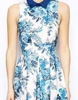 Thumbnail for your product : Closet Floral Skater Dress in Scuba