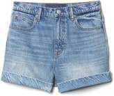 Thumbnail for your product : Gap Super high rise denim shorts