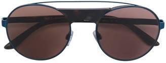 Giorgio Armani aviator round sunglasses