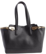 Thumbnail for your product : Ferragamo black leather small tote