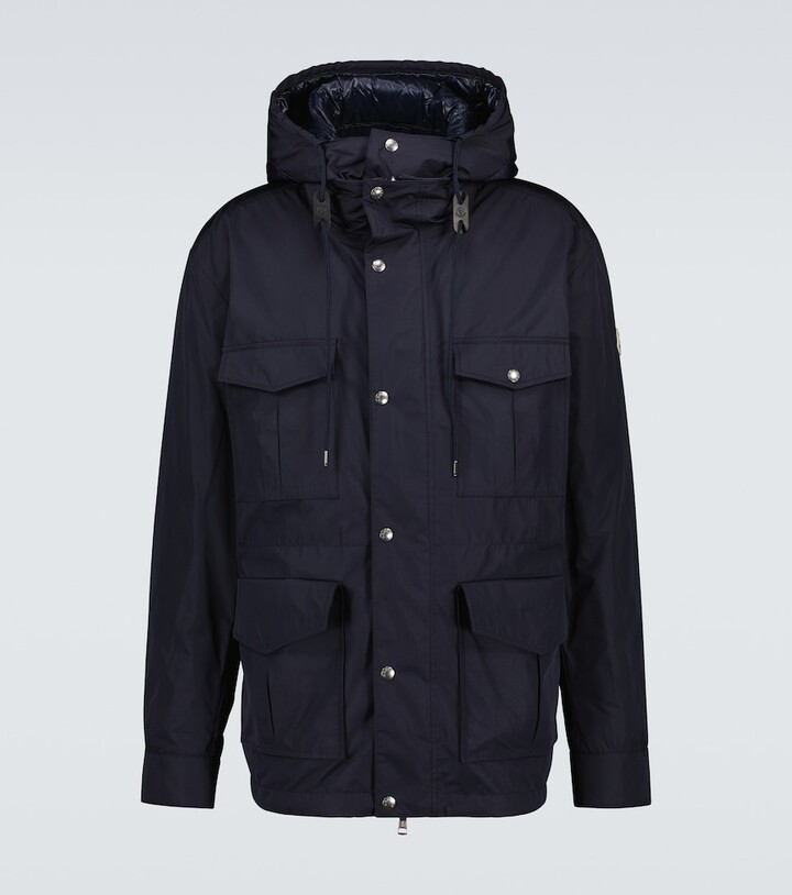Moncler Technical hooded jacket ShopStyle Down & Puffer Coats