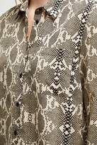 Thumbnail for your product : French Connection Snake Print Boyfit Shirt
