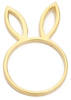 Thumbnail for your product : Jacquie Aiche JA Bunny Ears Ring