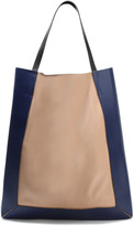 Thumbnail for your product : Marni Paneled Two-tone Leather Tote
