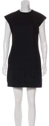 Saint Laurent Wool-Blend Mini Dress
