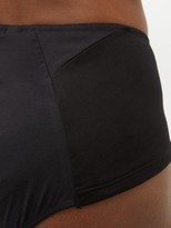 Thumbnail for your product : Rossell England - High-rise Cotton Briefs - Black