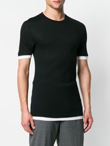 Thumbnail for your product : Neil Barrett contrast detail T-shirt