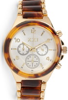 Thumbnail for your product : Forever 21 tiger eye chronograph watch