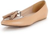 Thumbnail for your product : Clarks Coral Creek Flat Ballerina Shoes - Natural Combi