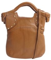 Thumbnail for your product : Foley + Corinna whiskey brown leather studded 'Little Minx' crossbody bag