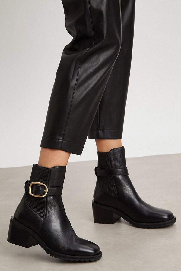 principles black ankle boots