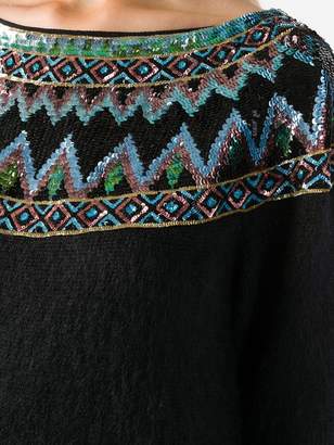 Alberta Ferretti sequins embellished jumper
