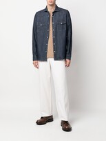 Thumbnail for your product : Mazzarelli Button-Up Cotton Shirt