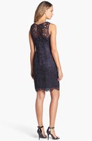 Thumbnail for your product : Adrianna Papell Illusion Bodice Lace Sheath Dress