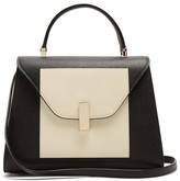 Thumbnail for your product : Valextra Iside Medium Grained-leather Bag - White Black
