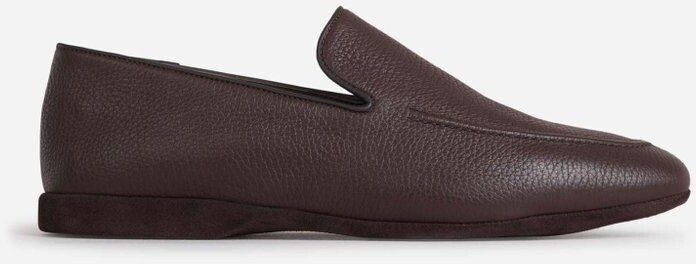 Santa Eulalia Grainy Leather Loafers