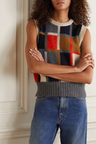 Thumbnail for your product : &Daughter + Net Sustain Tralee Intarsia Wool Tank - Ecru