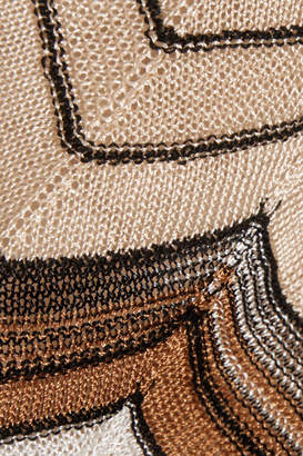 Missoni Crochet-knit Mini Skirt - Brown