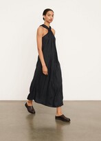 Thumbnail for your product : Vince Stripe Twist Front Halter Dress